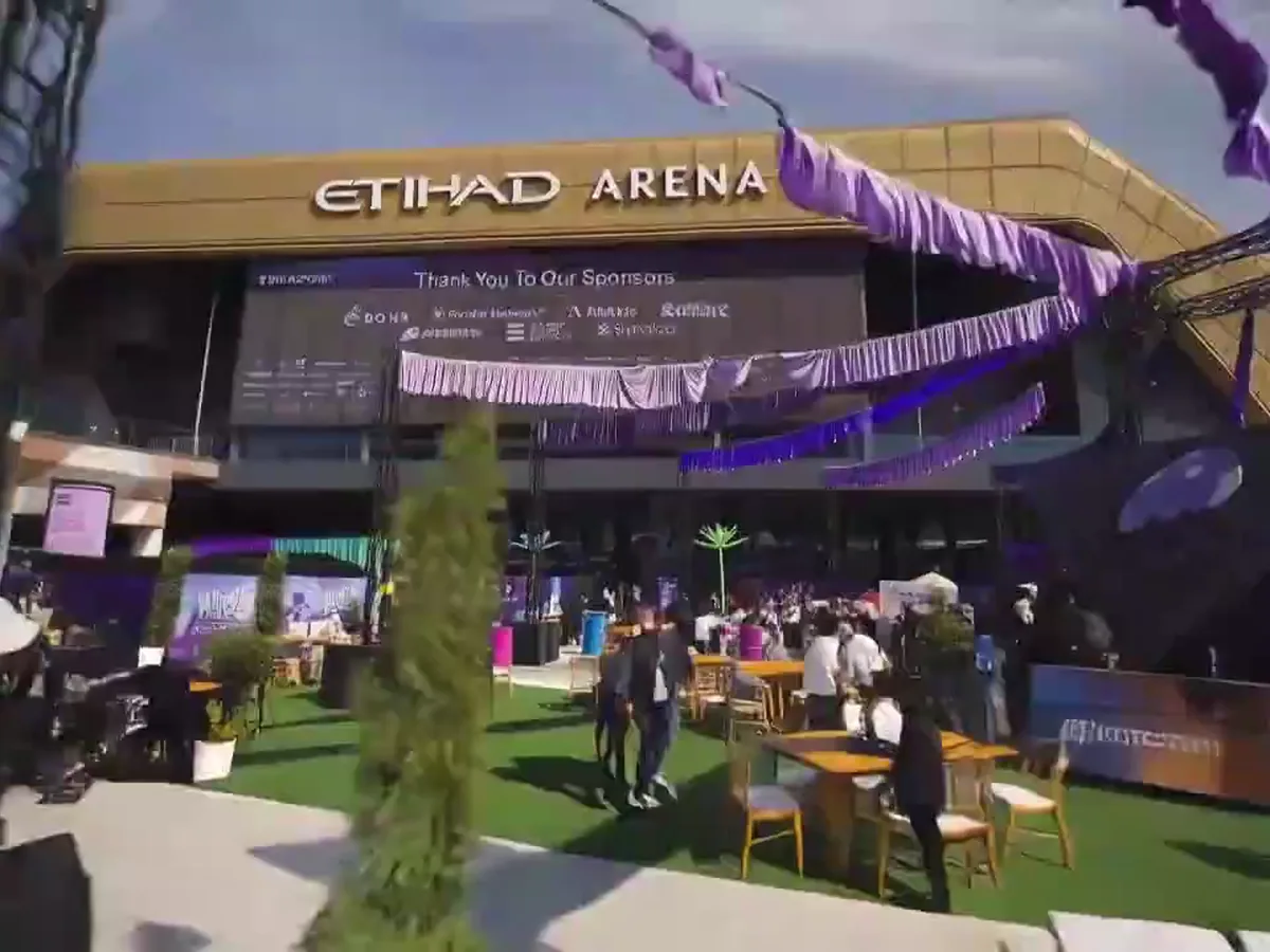 Etihad Arena in Abu Dhabi, from KAST's Abu Dhabi film