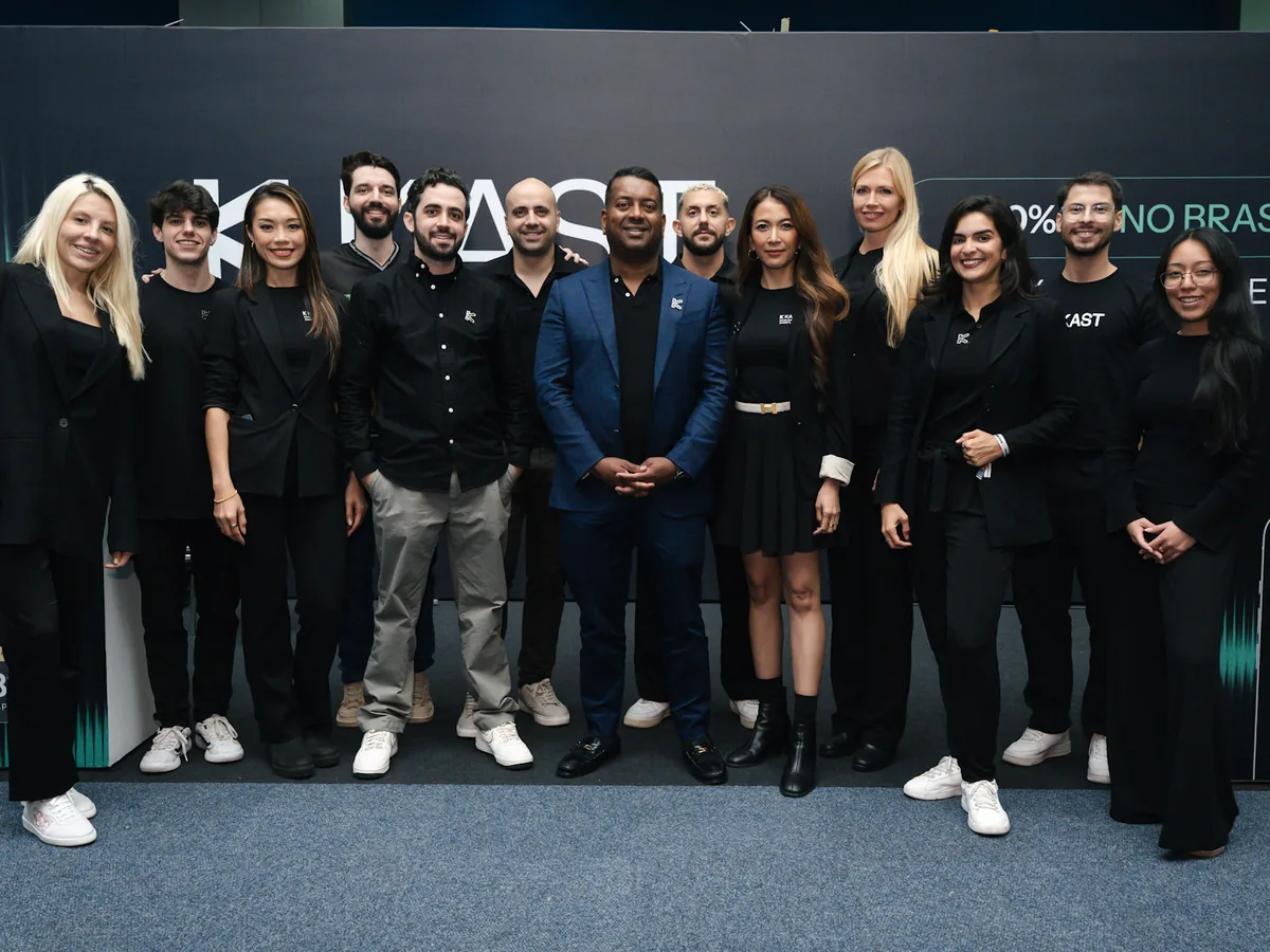 KAST team at its Blockchain Rio 2026 booth