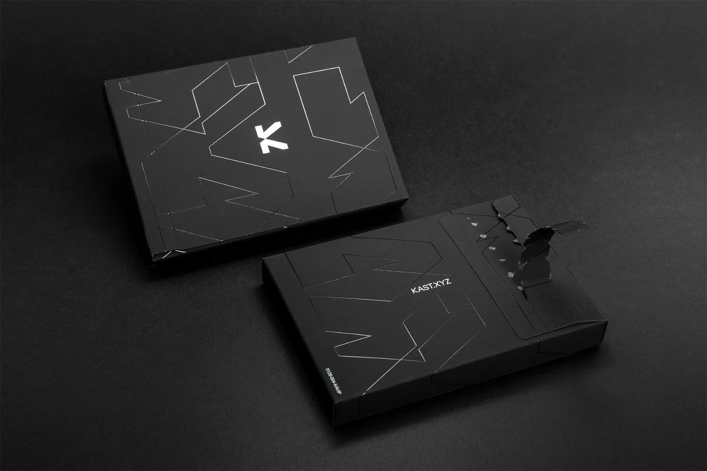KAST physical card mailer boxes