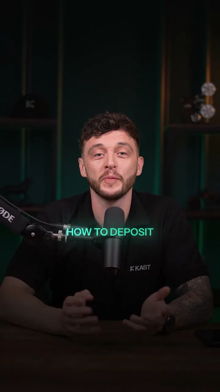 KAST video: how to deposit stablecoins after KYC