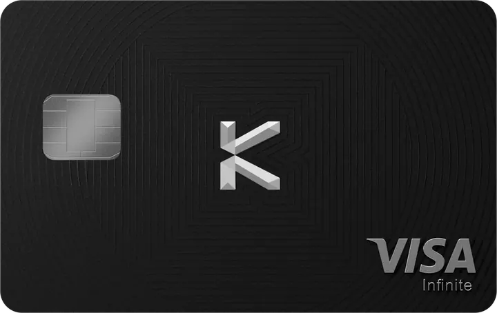 KAST Premium metal card (Visa Infinite)