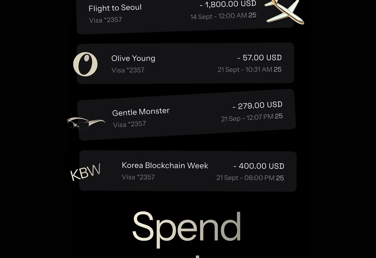 KAST card transactions in Seoul during Korea Blockchain Week