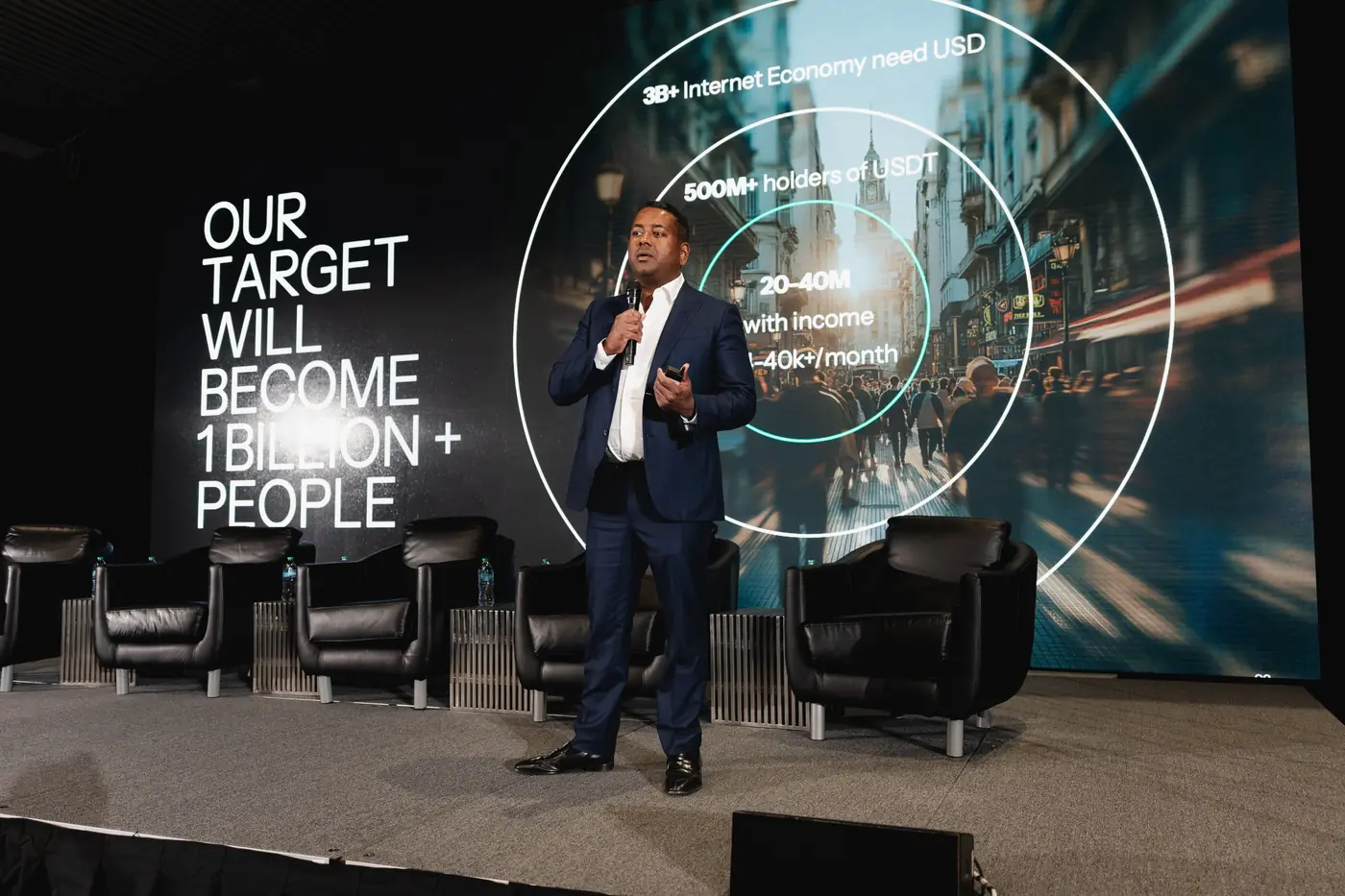 KAST keynote at Digital Asset Summit New York, March 2026: our target will become 1 billion+ people