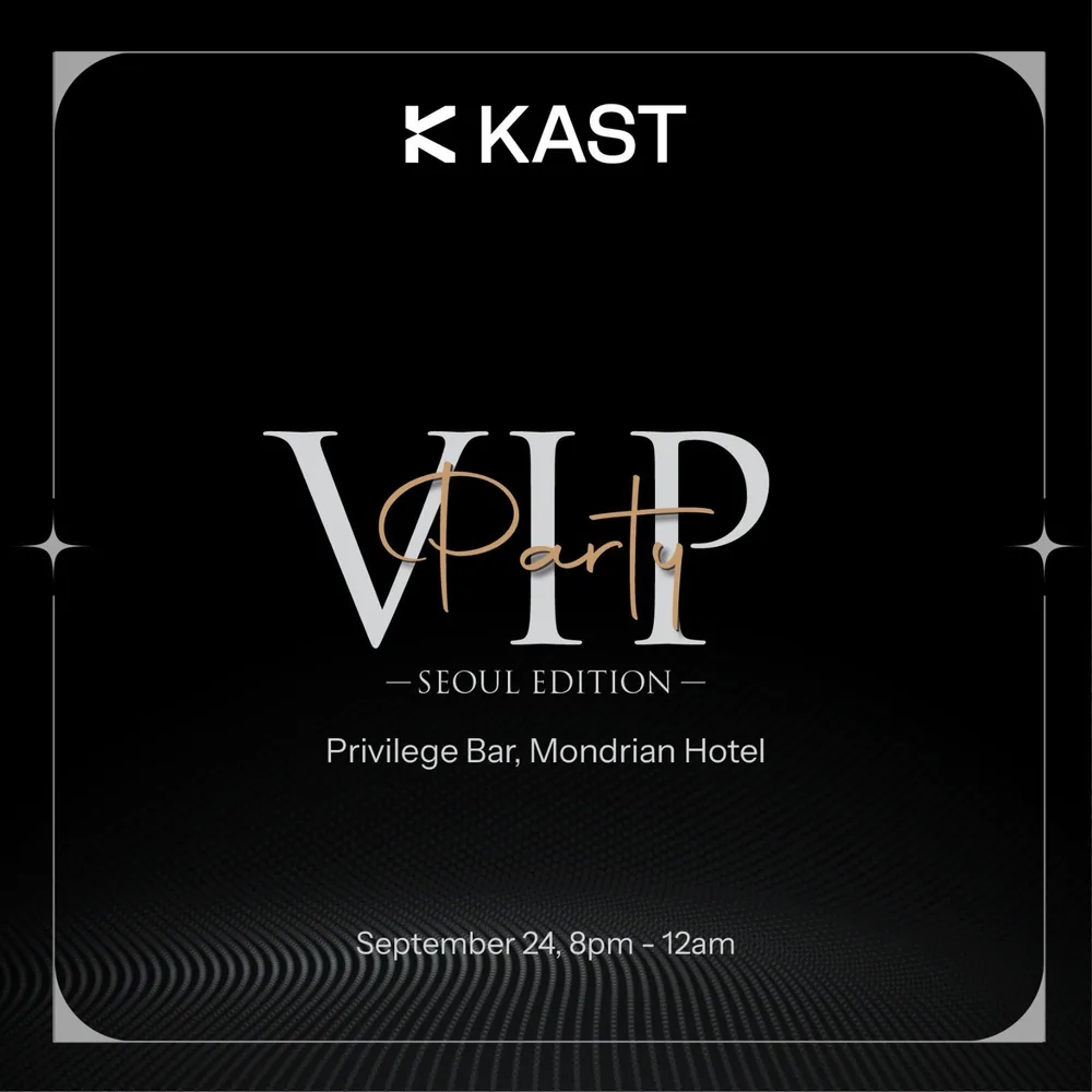 KAST VIP Party Seoul edition, Mondrian Hotel, KBW 2025
